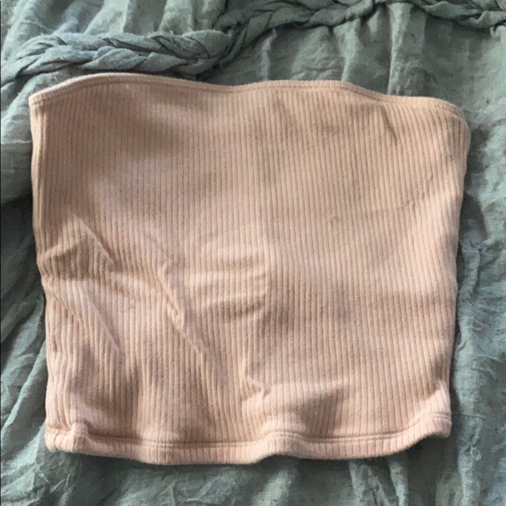 Ribbed tube top